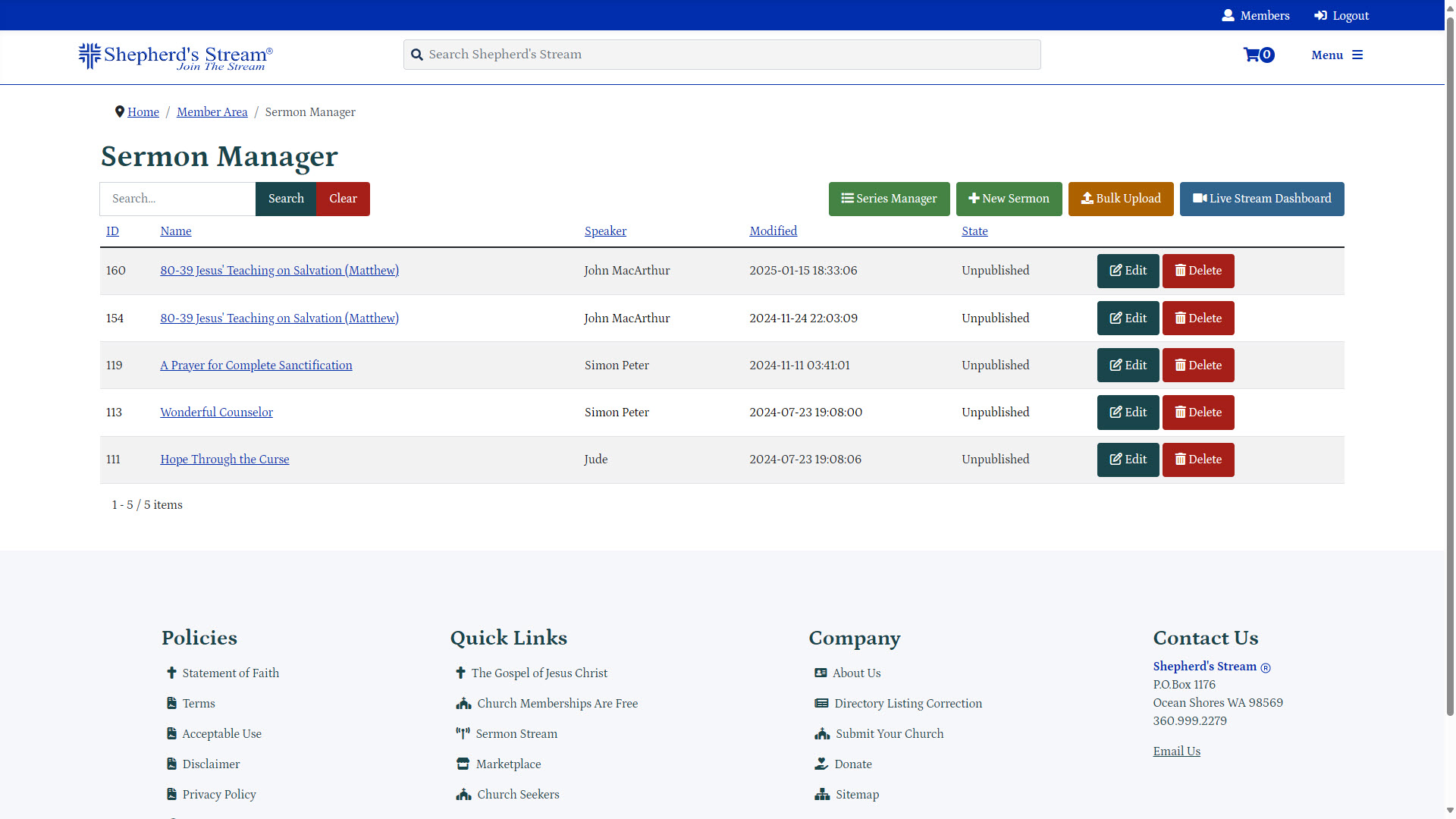 Sermon Manager Sermon Manager2